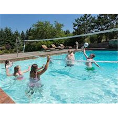 Powerplay Swim N Spike Volleyball Uprights only Sealed Steel, Black PO2546328